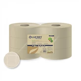 Toalettpapír 2 rétegű közületi átmérő: 23 cm 6 tekercs/karton 23 J EcoNaturalLucart_812277 havanna barna