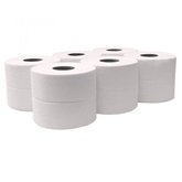 Toalettpapír 2 rétegű közületi átmérő: 26 cm 6 tekercs/karton Millena fehérített