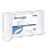 Toalettpapír 3 rétegű 150 lap/tekercs cellulóz 8 tekercs/csomag 3.150 Strong Lucart_811B59J hófehér