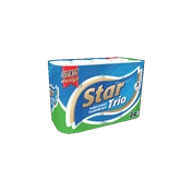 Toalettpapír 3 rétegű kistekercses 24 tekercs/csomag Star Trio fehér