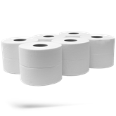 Toalettpapír 2 rétegű közületi átmérő: 19 cm 100 % cellulóz 12 tekercs/karton Bluering® hófehér