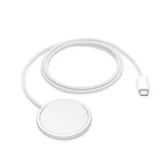 Töltő APPLE MagSafe (Type-C, gyorstöltő, wireless, MagSafe, 100cm, MHXH3ZM/A utód) fehér