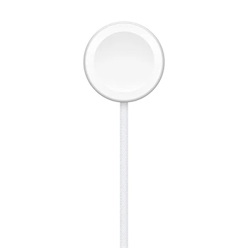Töltő asztali APPLE (Type-C, wireless, gyorstöltő, 100cm, textil, MX2H2ZM/A utód, APPLE Watch töltő) fehér