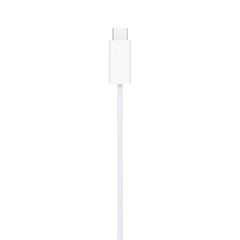 Töltő asztali APPLE (Type-C, wireless, gyorstöltő, 100cm, textil, MX2H2ZM/A utód, APPLE Watch töltő) fehér
