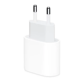 Töltő hálózati APPLE Type-C aljzat (20W, PD gyorstöltő, MUVV3ZM/A és MHJE3ZM/A utód) fehér