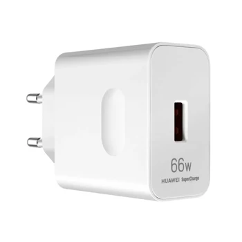 Töltő hálózati HUAWEI SuperCharger USB aljzat (66W, PD gyorstöltő) fehér