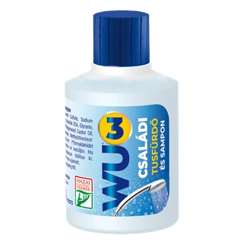 Tusfürdő és sampon 100 ml családi púder illat WU3