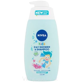 Tusfürdő és sampon 500 ml Nivea kids fiú