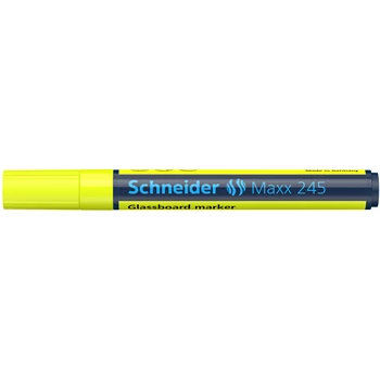 Üvegtábla marker 1-3mm, Schneider Maxx 245 sárga