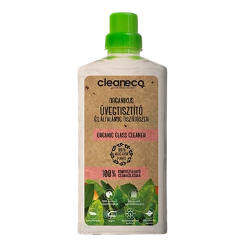 Üvegtisztító és általános tisztítószer 1 liter organikus Cleaneco