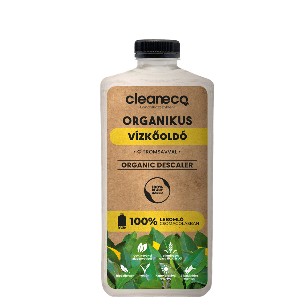 Vízkőoldó-Szanitertisztító citromsavas 1 liter organikus Cleaneco