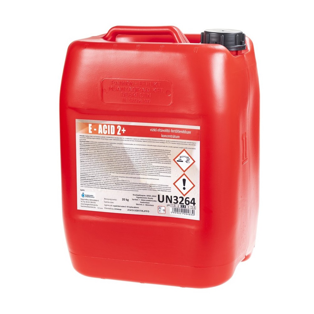 Vízkőoldó 20 kg foszforsavas E-Acid2+