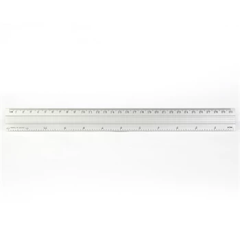 Vonalzó 30cm, alumínium Bluering®