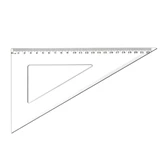 Vonalzó háromszög 60° 22,5cm, műanyag Antilop