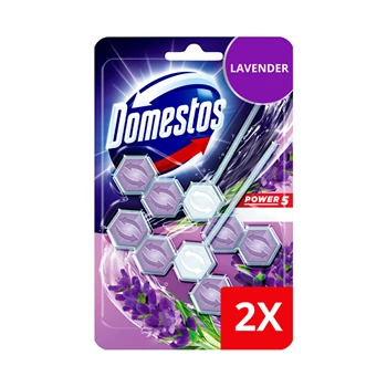 WC illatosító 2 x 55 g  Power5 Domestos Lavender