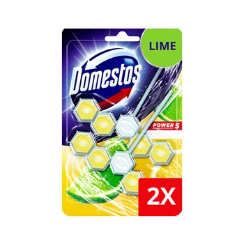 WC illatosító 2 x 55 g  Power5 Domestos Lime