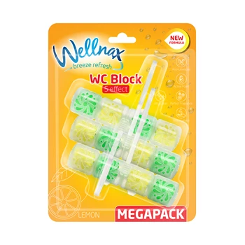 WC illatosító 3 x 50 g Wellnax Citrom