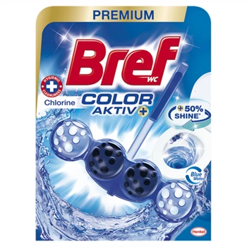 WC illatosító 50 g golyós Color Aktiv Bref Chlorine 