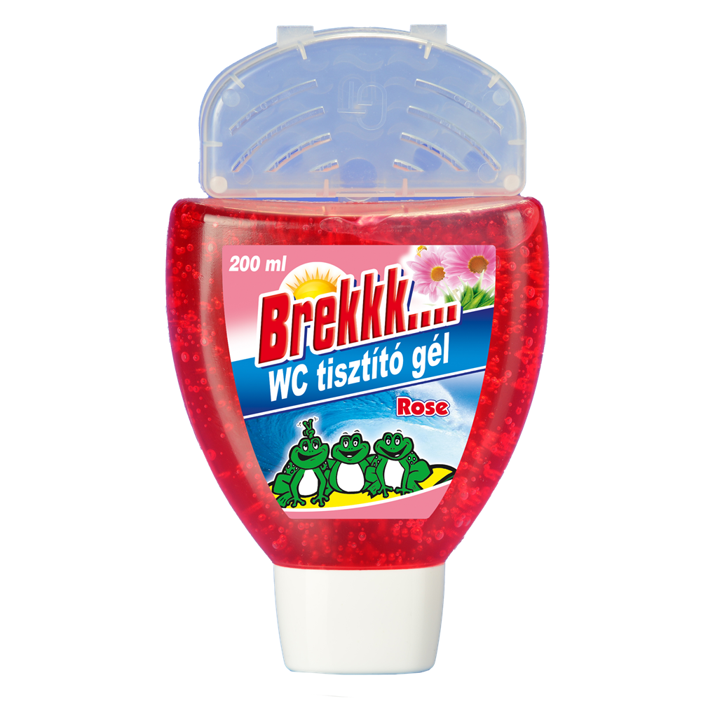 WC illatosító gél 200 ml + kosár Brekk piros