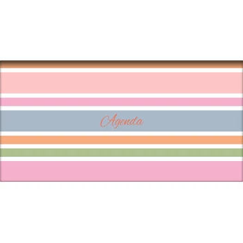 Zsebnaptár Colors fekvő heti, fehér lapokkal Stripes Dayliner 2026.