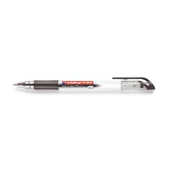 Zselés toll 0,7mm, kupakos Edding 2185, írásszín fekete 