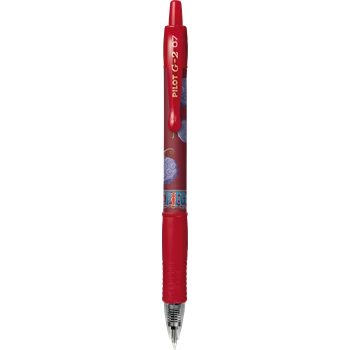Zseléstoll 0,7mm, nyomógombos Pilot G-2 One Piece, írásszín piros