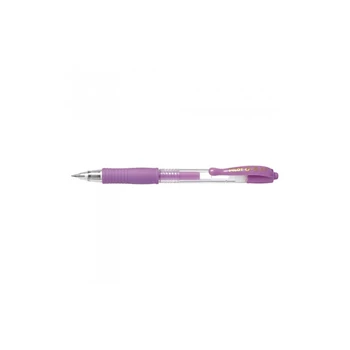Zseléstoll 0,7mm, nyomógombos Pilot G-2, írásszín metál lila