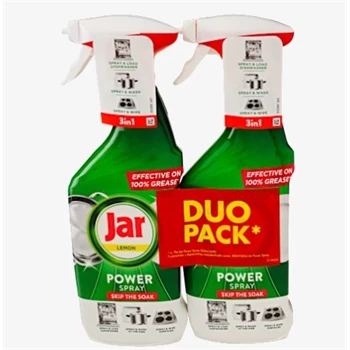 Zsíroldószer szórófejes 2 x 500 ml Jar Power citrom